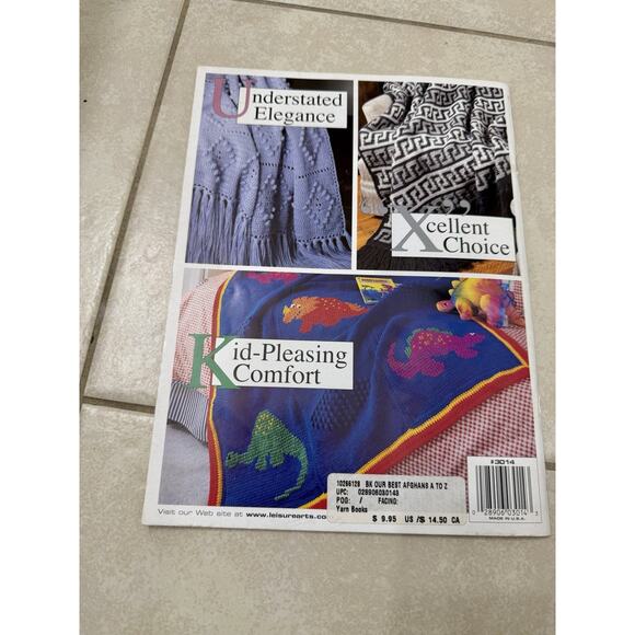 Set Of 3: Afghan Crochet Instruction Books - All Never Used! - Picture 11 of 13
